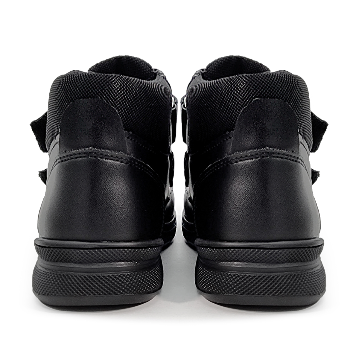 Foto 7 pulgar | Zapato Escolar Karsten Media Bota Piel Negros Para Niño