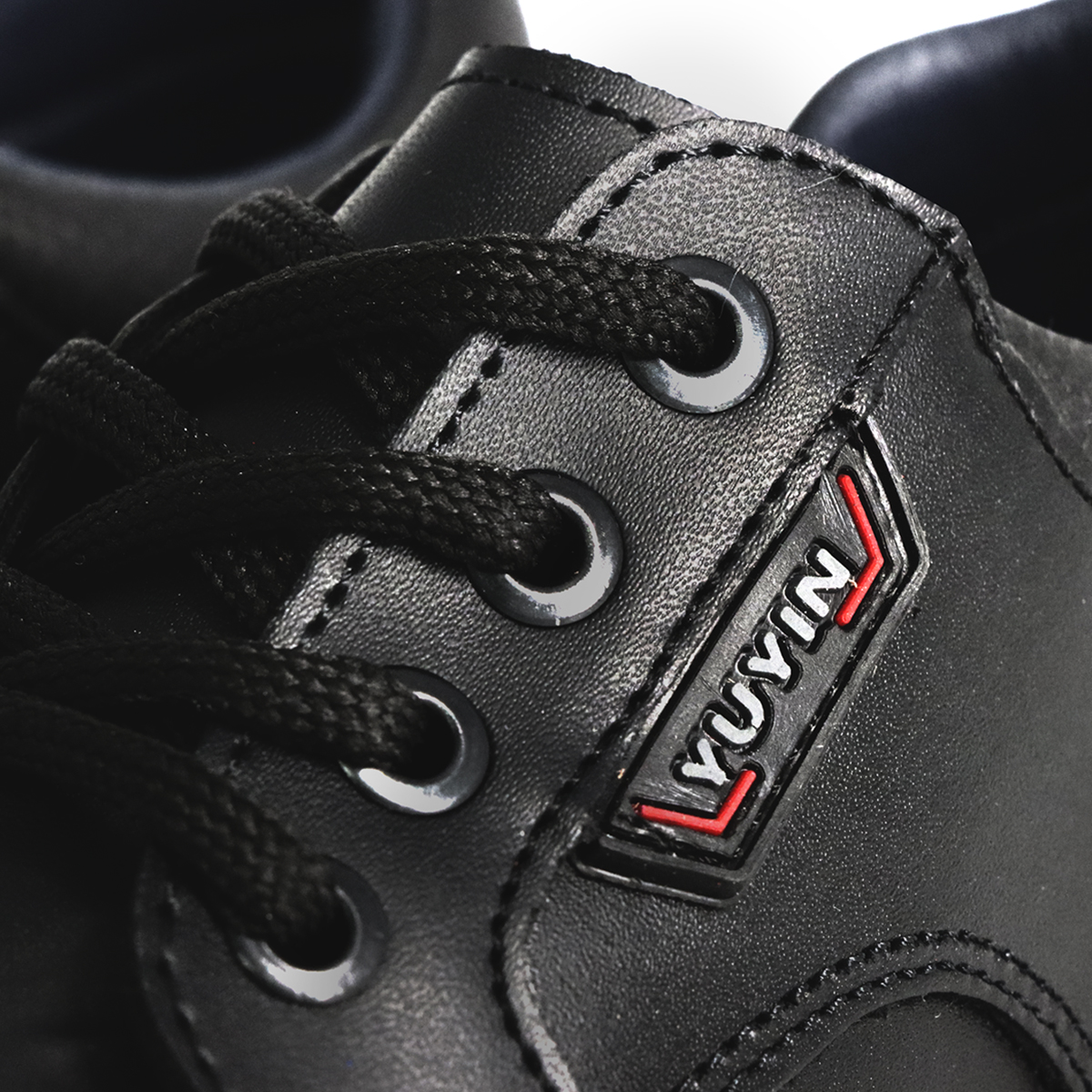 Foto 8 pulgar | Zapato Escolar Yuyin Piel Negro Para Niño