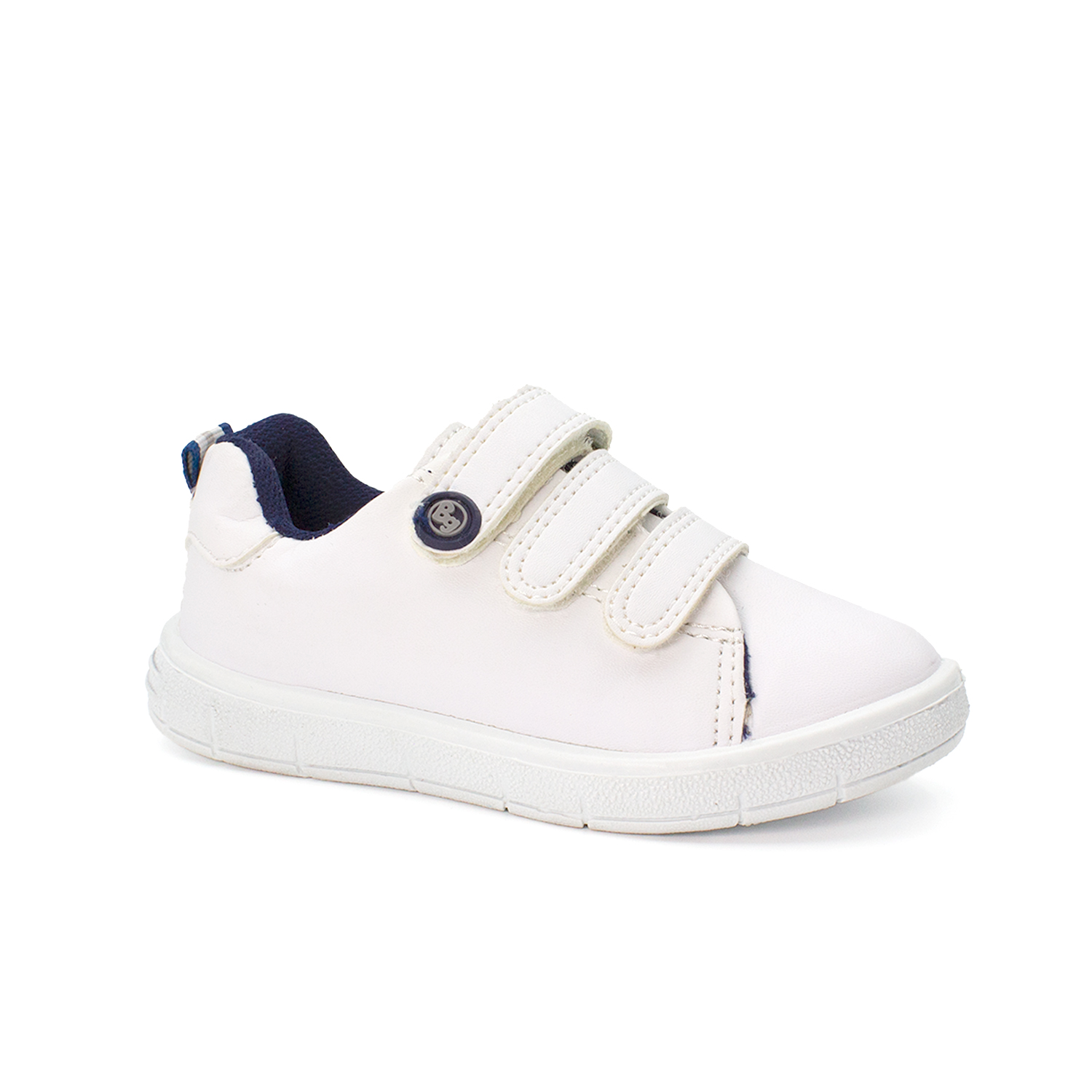Foto 4 pulgar | Tenis Escolares Bubble Gummers Para Niño Blanco Gelogía