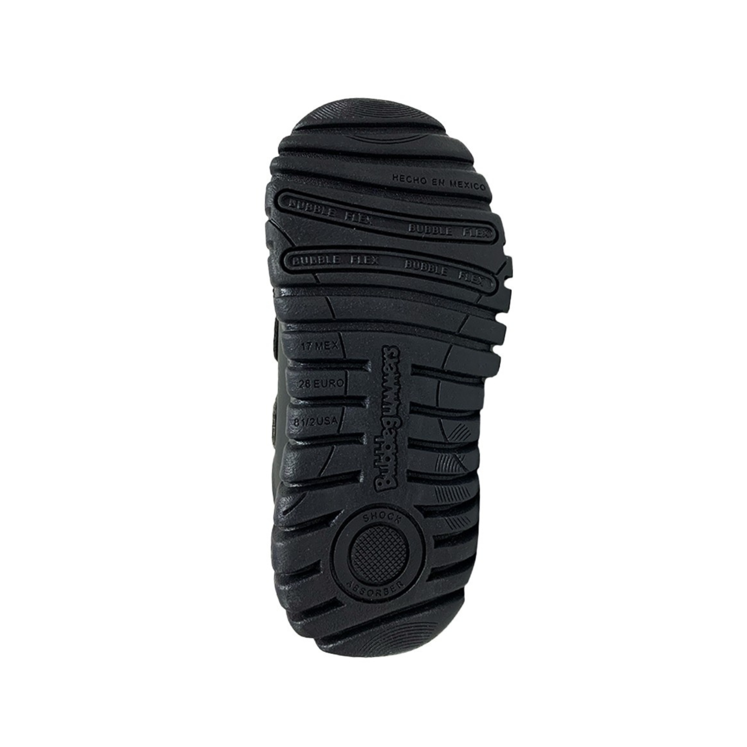 Foto 6 pulgar | Tenis Escolar Bubble Gummers Trapecio Ajuste Negro