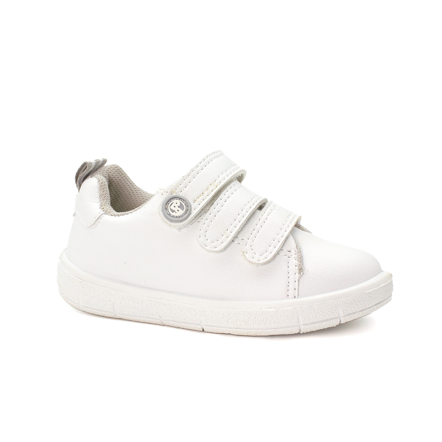 Foto 4 pulgar | Tenis Escolares Bubble Gummers Para Niño Blanco Confort