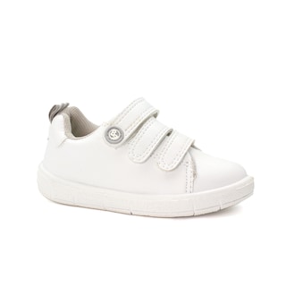 Foto 3 | Tenis Escolares Bubble Gummers Para Niño Blanco Confort