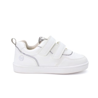 Foto 1 | Tenis Escolares Bubble Gummers Blancos Orus Velcro Para Niños