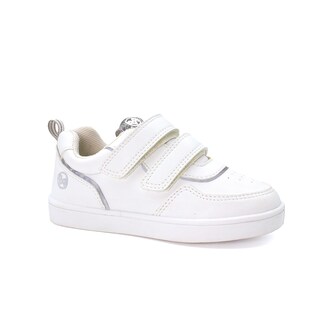 Foto 6 | Tenis Escolares Bubble Gummers Blancos Orus Velcro Para Niños