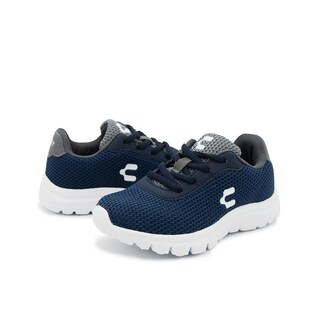 Foto 3 | Tenis Charly Sport Para Niño Ligeros Transpirable Deportivo Running Marino/gris Gris Oscuro