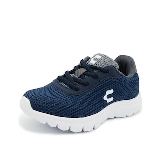 Foto 4 | Tenis Charly Sport Para Niño Ligeros Transpirable Deportivo Running Marino/gris Gris Oscuro
