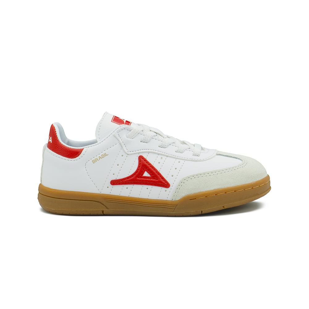 Foto 2 pulgar | Tenis Pirma Brasil Sneaker Para Niño Estilo Urbano Deportivo Rojo