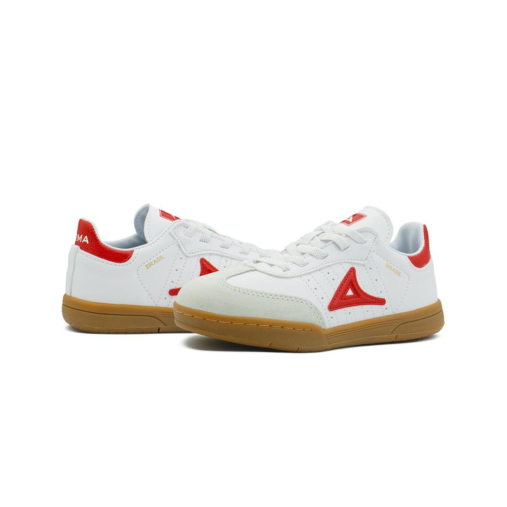Foto 4 pulgar | Tenis Pirma Brasil Sneaker Para Niño Estilo Urbano Deportivo Rojo