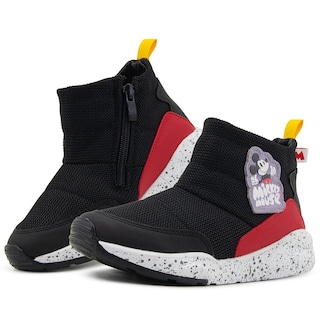 Foto 1 | Tenis Niño Bota Tropicana Negro Mickey Mouse Antiderrapates Negro