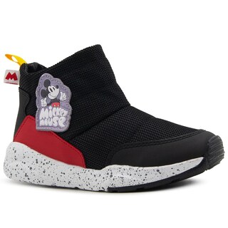 Foto 4 | Tenis Niño Bota Tropicana Negro Mickey Mouse Antiderrapates Negro