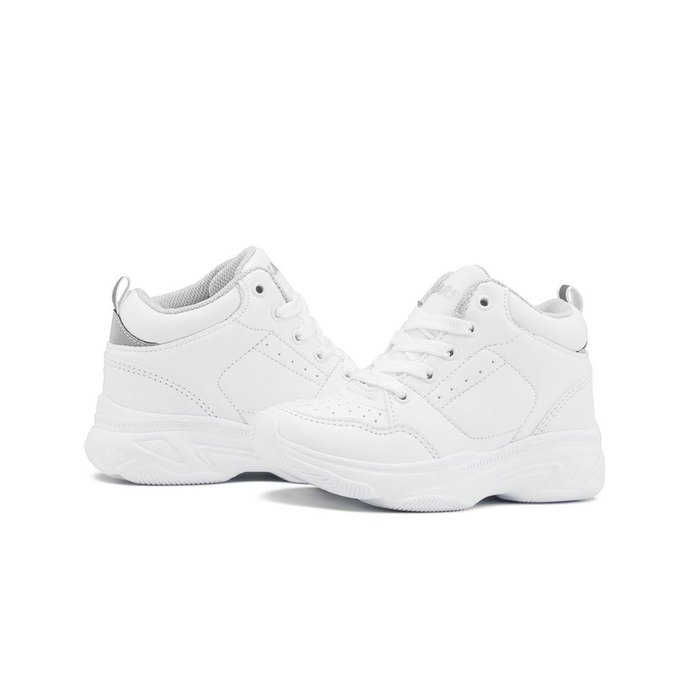 Foto 4 pulgar | Tenis Bota Escolar Para Niño Karsten Running Antiderrapante Blanco