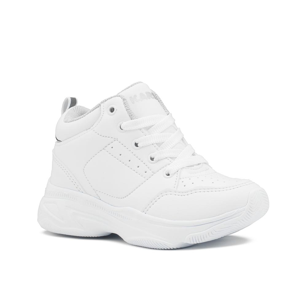 Foto 5 | Tenis Bota Escolar Para Niño Karsten Running Antiderrapante Blanco
