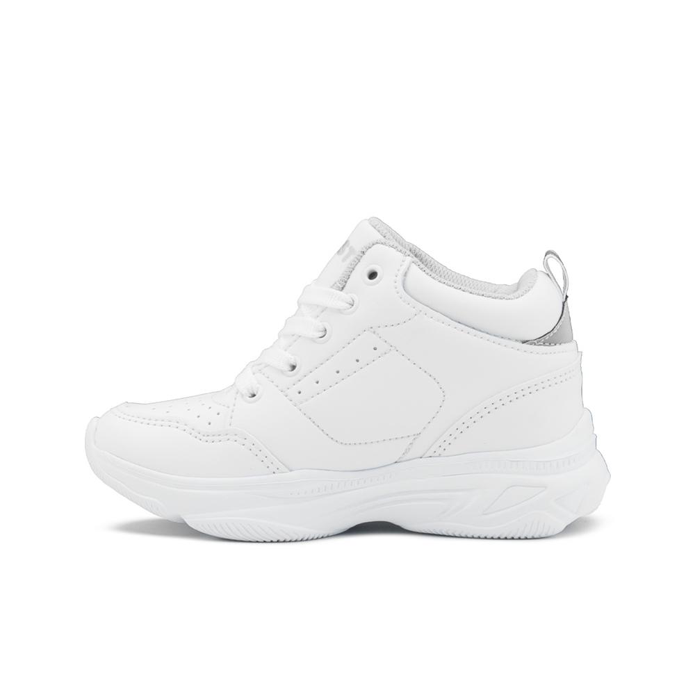 Foto 6 | Tenis Bota Escolar Para Niño Karsten Running Antiderrapante Blanco