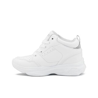 Foto 6 | Tenis Bota Escolar Para Niño Karsten Running Antiderrapante Blanco