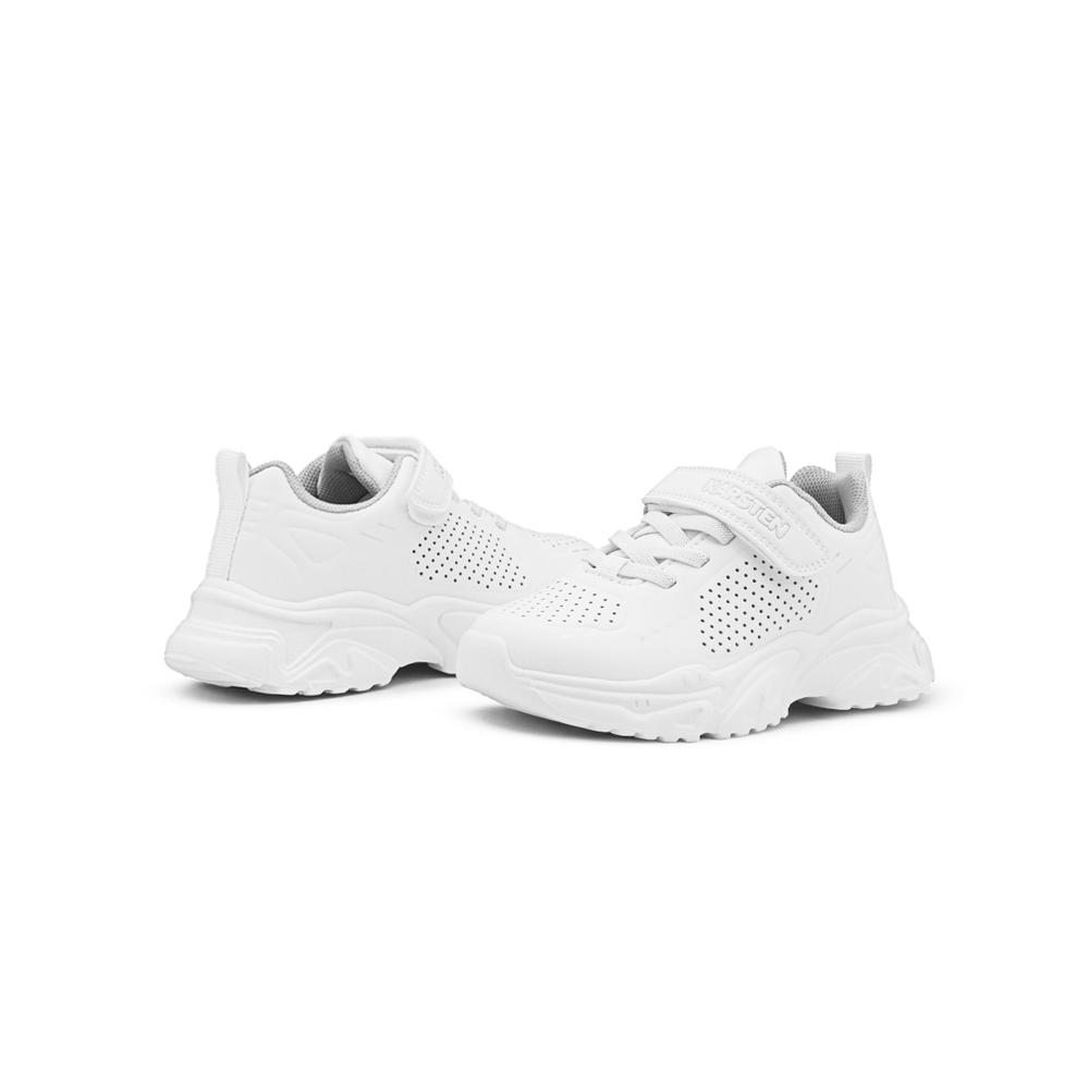 Foto 3 | Tenis Escolares Karsten Blancos para Niño