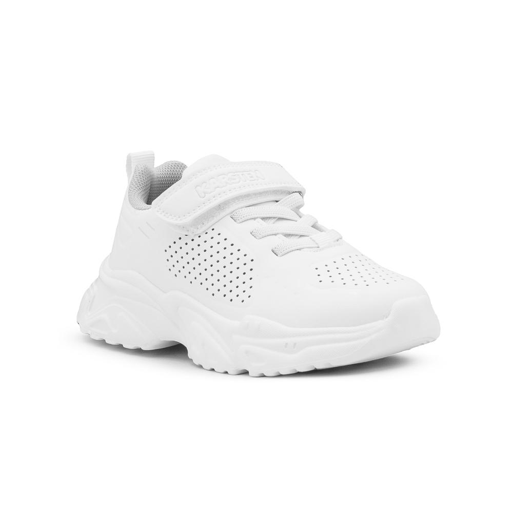 Foto 5 | Tenis Escolares Karsten Blancos para Niño
