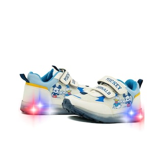 Foto 2 | Tenis Con Luces Tropicana Para Niño Donald Mickey En Beige Beige
