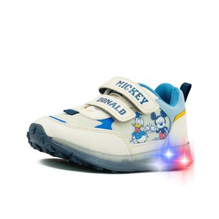 Foto 3 | Tenis Con Luces Tropicana Para Niño Donald Mickey En Beige Beige