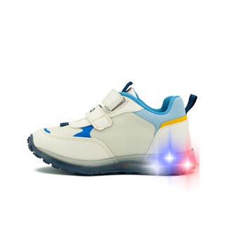 Foto 5 | Tenis Con Luces Tropicana Para Niño Donald Mickey En Beige Beige
