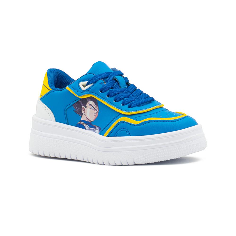 Foto 6 pulgar | Tenis Karsten Para Niño Vegeta Dragon Ball Z Casuales Azul Azul
