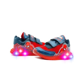 Foto 2 | Tenis Con Imaginación Para Niños Spider-man Con Luces Casual Azul Marino