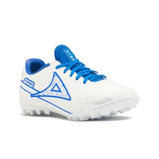 Foto 4 | Tenis Pirma Para Niño Fútbol Soccer Tachos Blanco/azul 15-17 Blanco