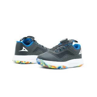 Foto 3 | Tenis Pirma Deportivos Para Niño Basquetbol Antiderrapante Negro Negro
