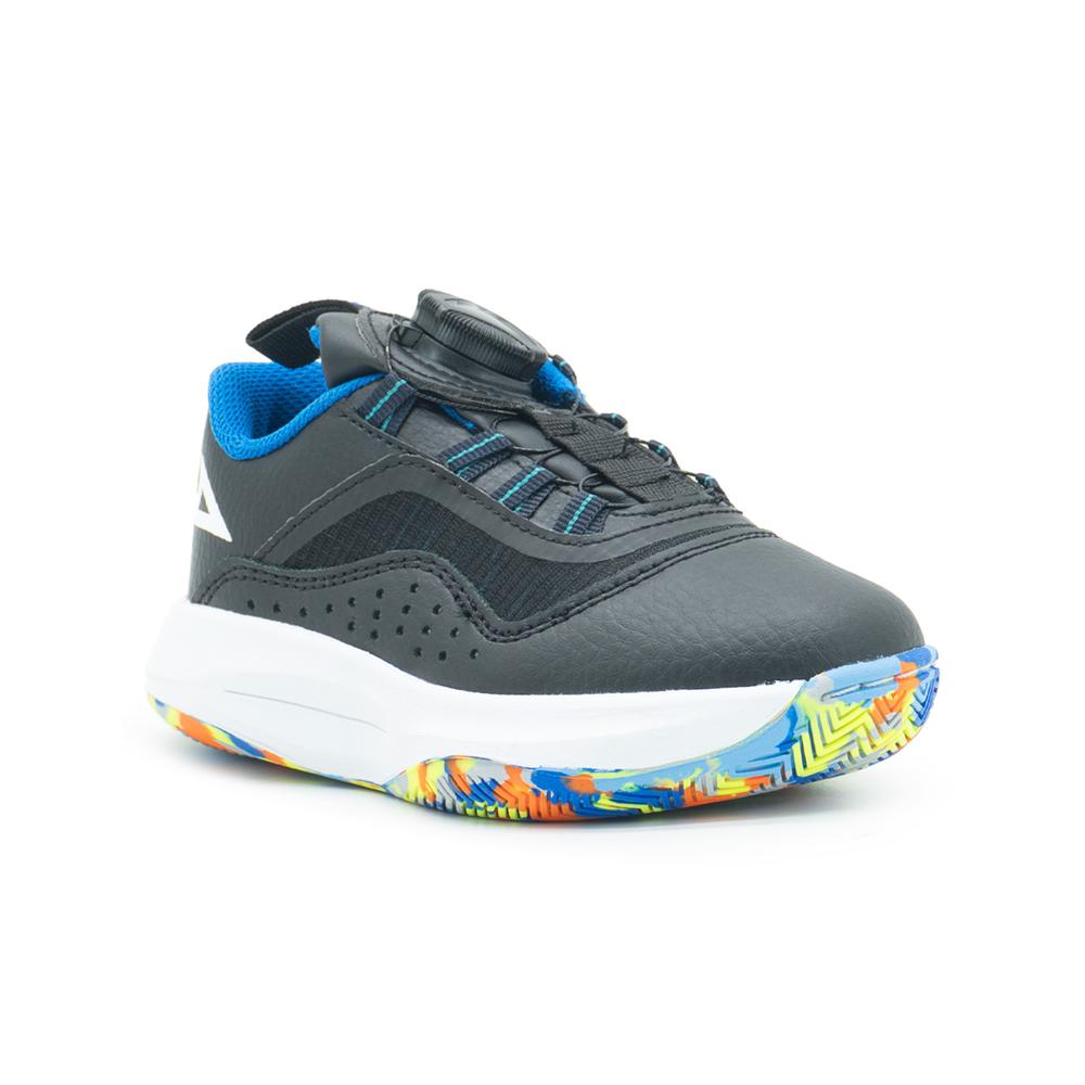 Foto 6 pulgar | Tenis Pirma Deportivos Para Niño Basquetbol Antiderrapante Negro Negro