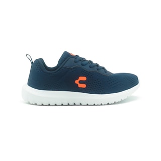 Foto 1 | Tenis Charly Kids Para Niño Deportivos Ligeros Suela Eva Marino/naranja Azul Oscuro