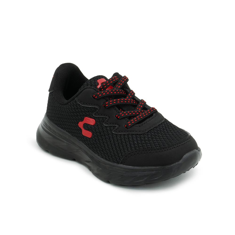Foto 4 | Tenis Charly Para Niños Cómodos Ligeros Running Color Negro Negro