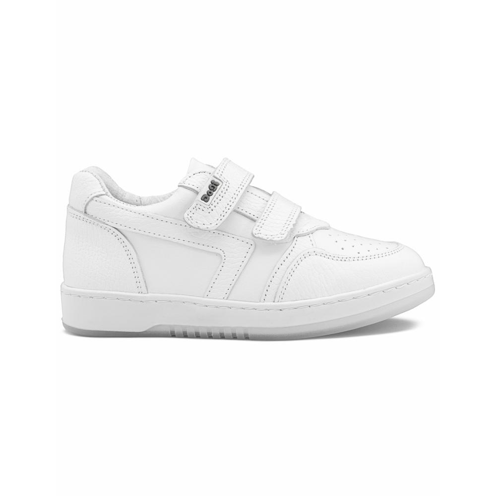 Tenis Dogi Escolar Niño Soporte Arco 100% Piel Transpirable Blanco