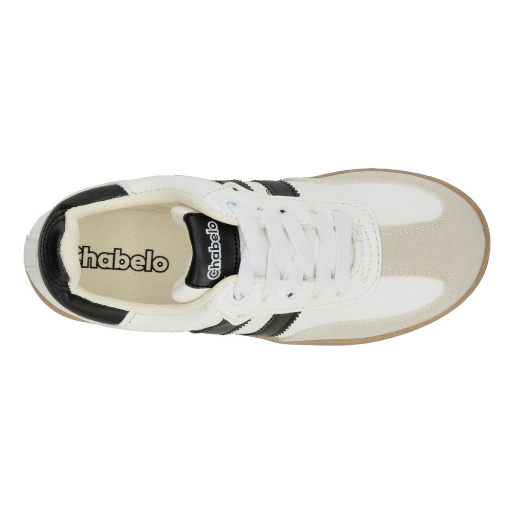 Foto 9 pulgar | Tenis Chabelo Latte Niño Ligero Moderno Casual De Moda Resistente Retro Versátil Duradero T18-22 Negro