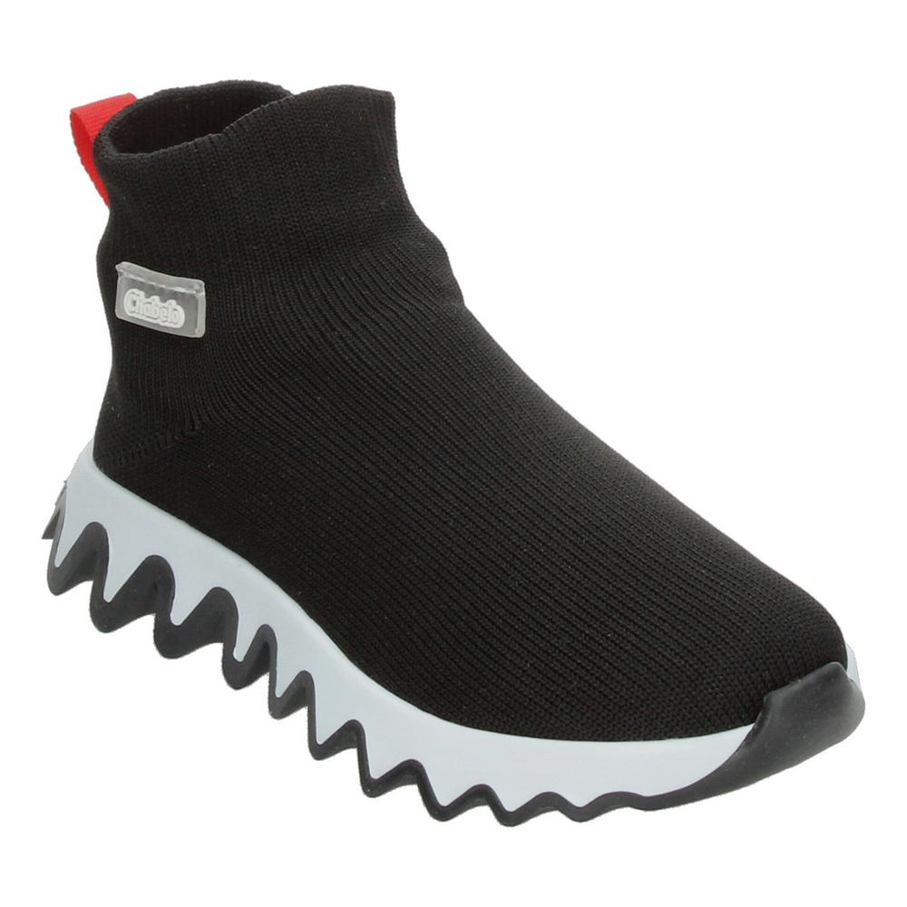 Foto 4 | Tenis Chabelo Negro Para Niño Casual Moderno Ligero Comodo Practico Resistente Flexible Sin Agujetas Negro