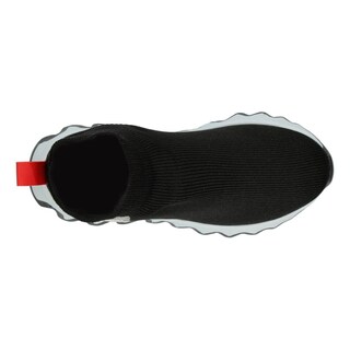 Foto 8 | Tenis Chabelo Negro Para Niño Casual Moderno Ligero Comodo Practico Resistente Flexible Sin Agujetas Negro