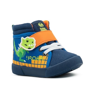 Foto 5 | Tenis Bota Bubble Gummers Para Niño Sox Color Marino 12-17 Naranja
