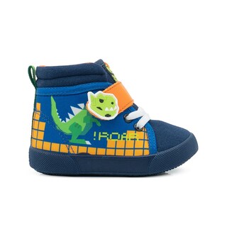 Foto 7 | Tenis Bota Bubble Gummers Para Niño Sox Color Marino 12-17 Naranja