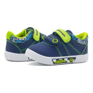 Foto 2 | Tenis Para Niño Bubble Gummers Luck Marino Verde 12-17 Azul Marino