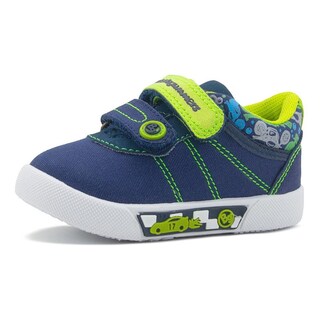 Foto 3 | Tenis Para Niño Bubble Gummers Luck Marino Verde 12-17 Azul Marino