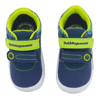 Foto 4 | Tenis Para Niño Bubble Gummers Luck Marino Verde 12-17 Azul Marino