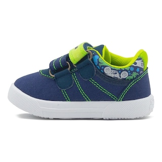 Foto 5 | Tenis Para Niño Bubble Gummers Luck Marino Verde 12-17 Azul Marino