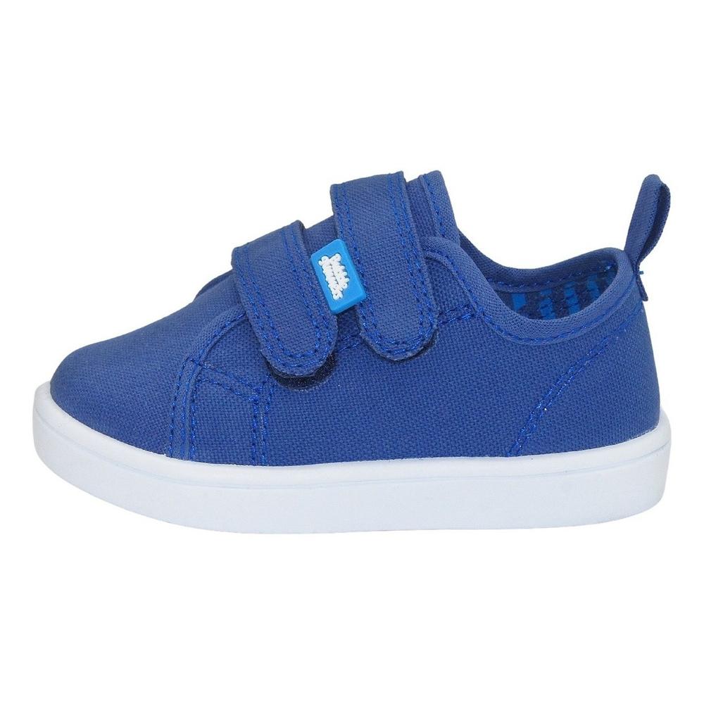 Foto 4 pulgar | Tenis Niño Velcro Bubble Gummers Macky Azul Rey 14-19 Azul Marino