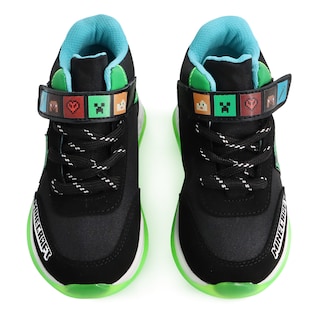 Foto 7 | Tenis Minecraft Creeper Media Bota Negro Para Niño