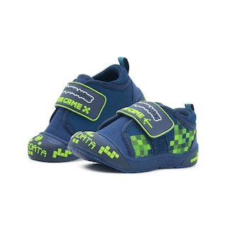 Foto 1 | Tenis Para Niño Bubble Gummers Gamer Puntera Protección Verde