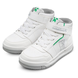 Foto 5 | Tenis Minecraft Creeper Media Bota Blancos Para Niño