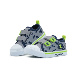 Foto 1 | Tenis Para Niño Bubble Gummers Dinosaurio Velcro Gris 13-17 Verde