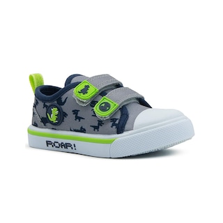 Foto 5 | Tenis Para Niño Bubble Gummers Dinosaurio Velcro Gris 13-17 Verde