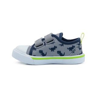 Foto 6 | Tenis Para Niño Bubble Gummers Dinosaurio Velcro Gris 13-17 Verde