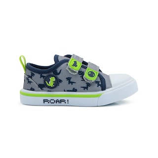 Foto 7 | Tenis Para Niño Bubble Gummers Dinosaurio Velcro Gris 13-17 Verde