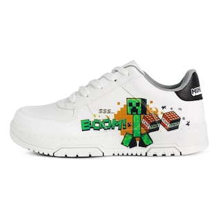 Foto 1 | Tenis Minecraft Creeper Tnt Blancos Para Niño