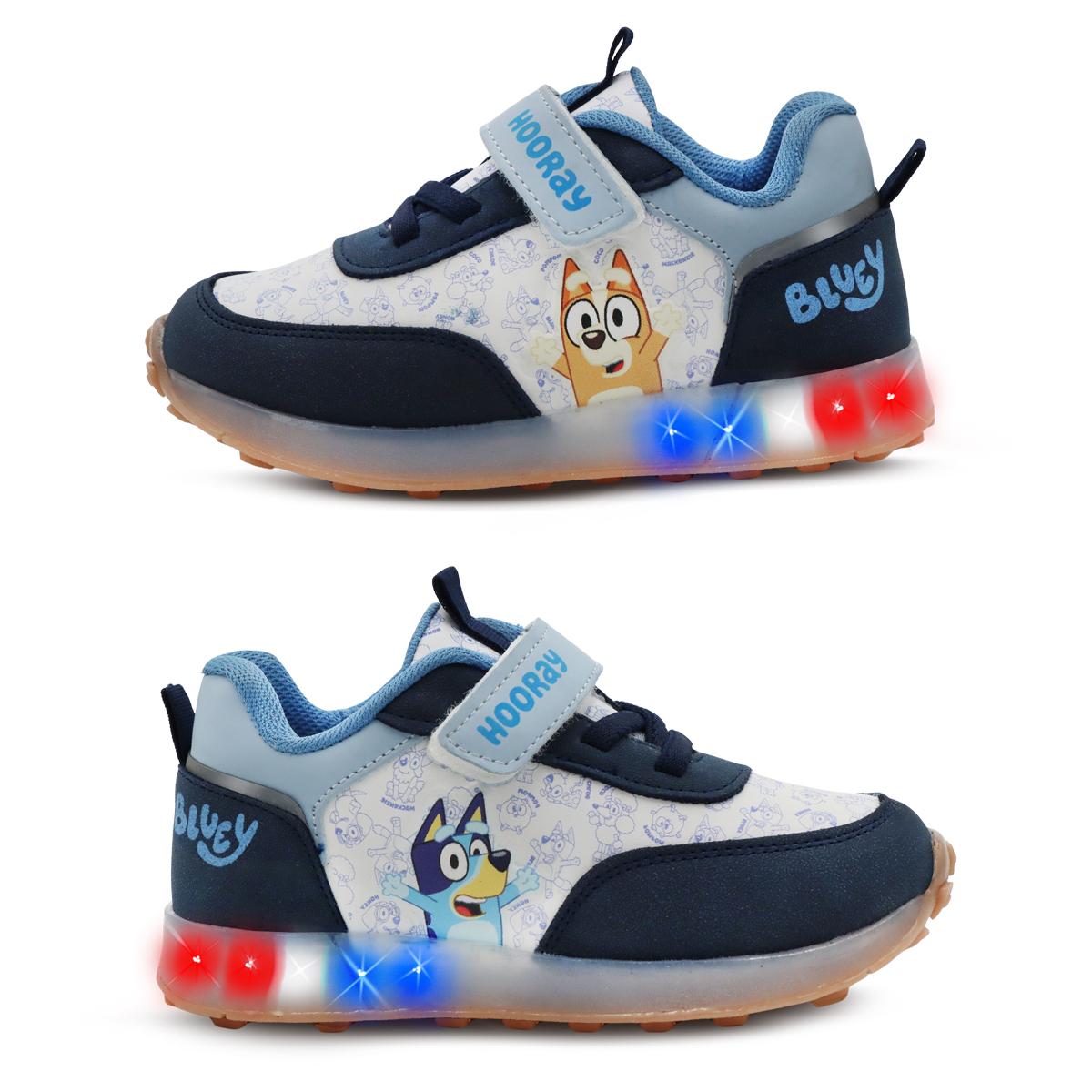 Foto 4 pulgar | Tenis Bluey Y Bingo Con Luces Para Niño